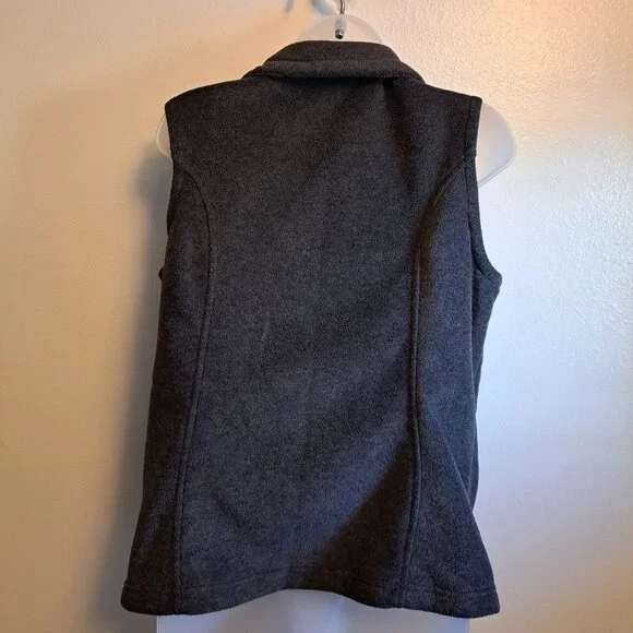 Columbia Ladies Benton Springs Gray Vest full zip Size Medium - Picture 3 of 7